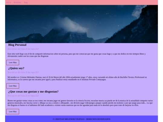 index screenshot