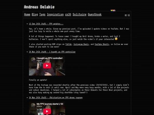 blog screenshot