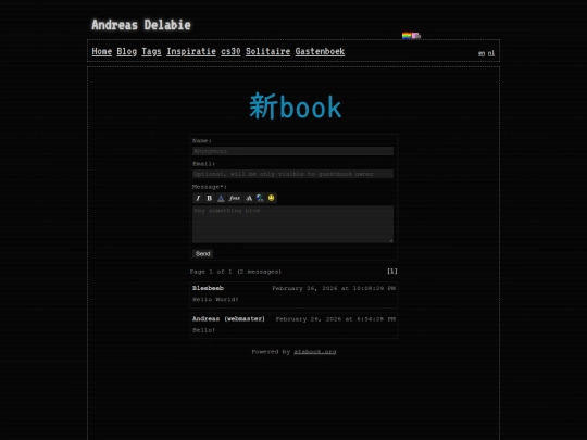 nl/guestbook screenshot