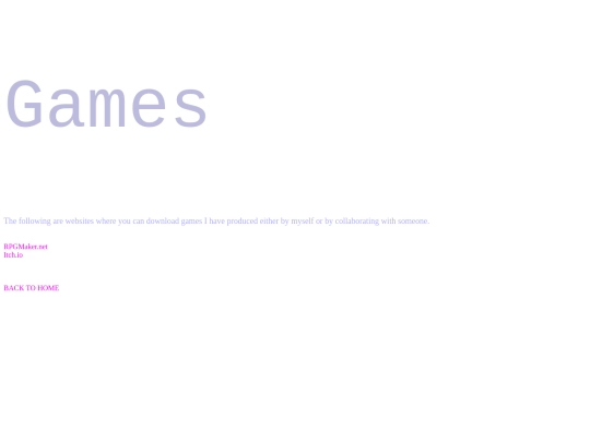 games screenshot