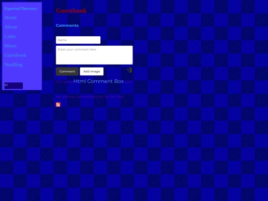 guestbook screenshot
