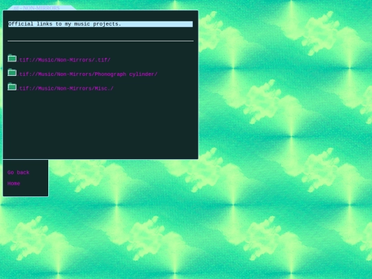 music/non-mirrors screenshot