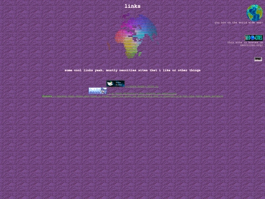 links screenshot