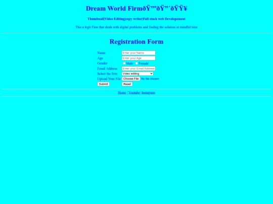 Dwf/register screenshot