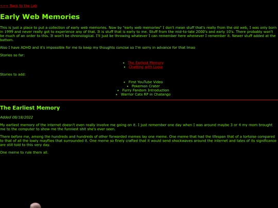misc/memories screenshot