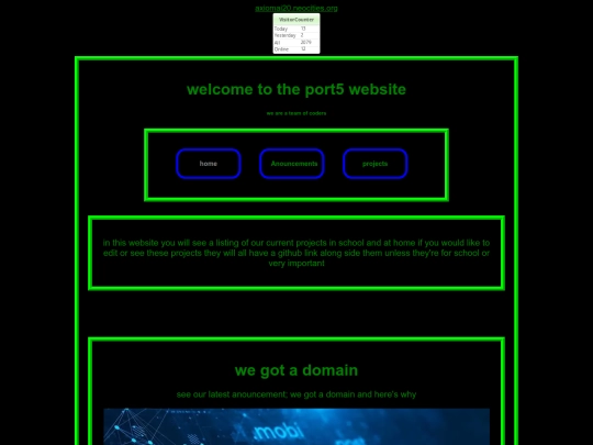 index screenshot