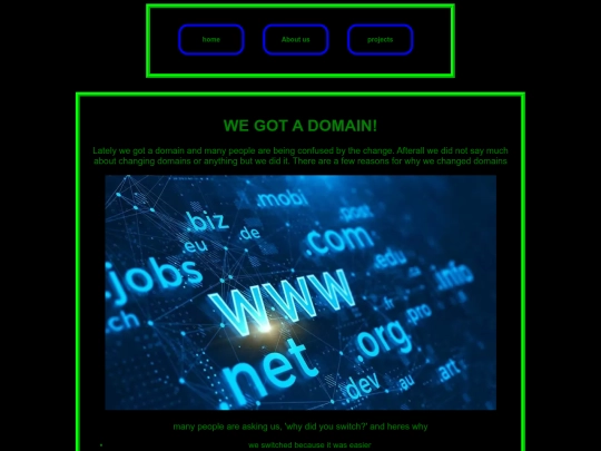 projects/Anouncement screenshot