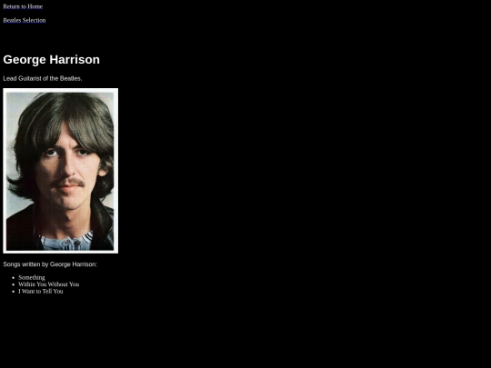 beatles/george screenshot