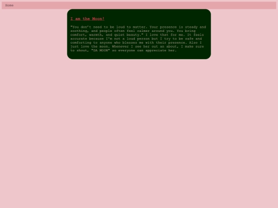 Consumption/quiz screenshot