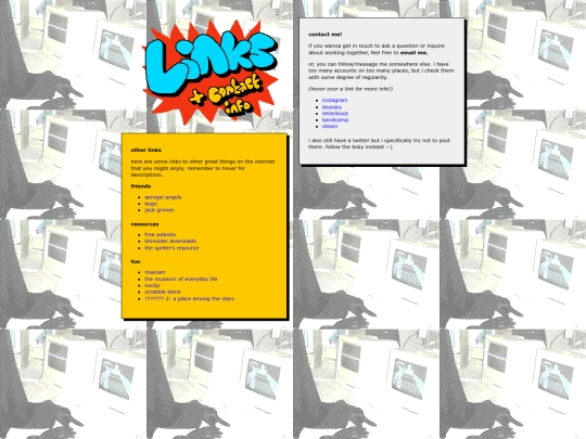 links screenshot