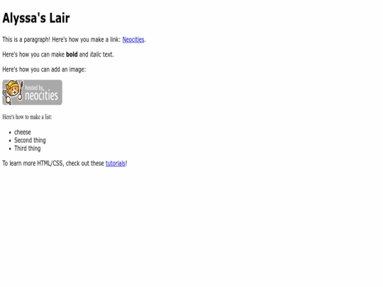index screenshot