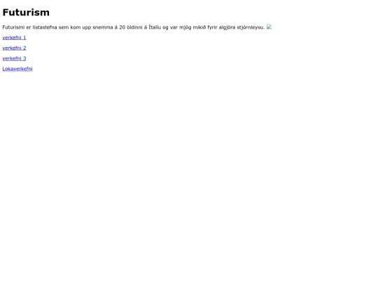 index screenshot