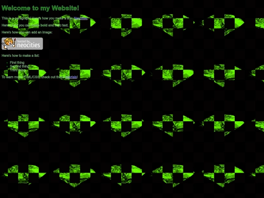 Blog screenshot
