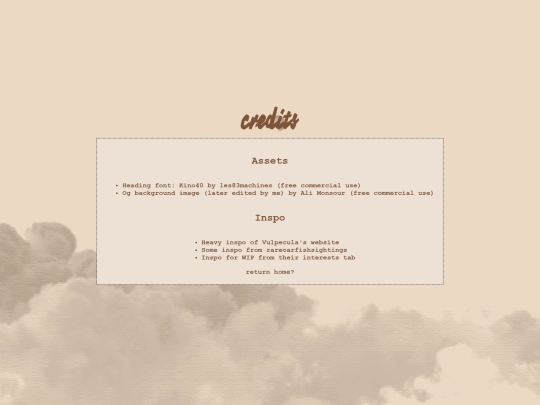 credits screenshot