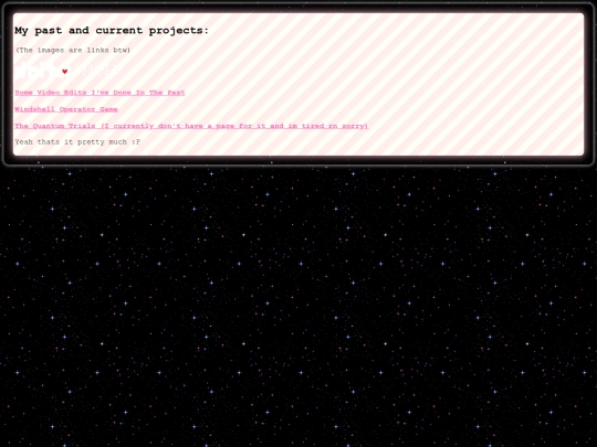 projects screenshot