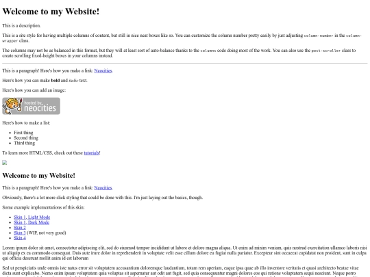 index screenshot