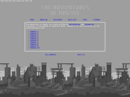 more/argyle screenshot