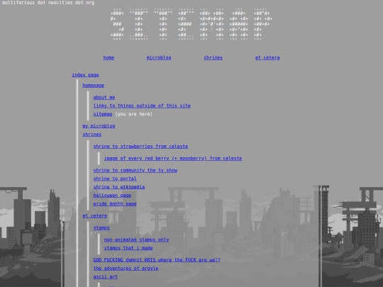 sitemap screenshot