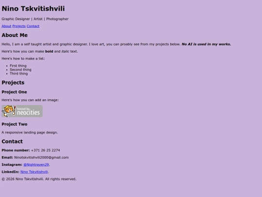 index screenshot