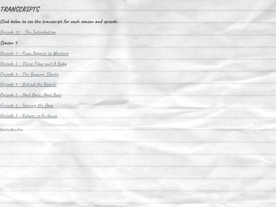 Desktop/Transcripts screenshot