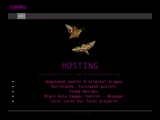hosting screenshot