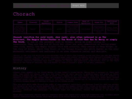wiki/chorach screenshot