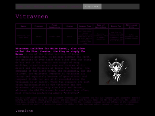 wiki/vitravnen screenshot