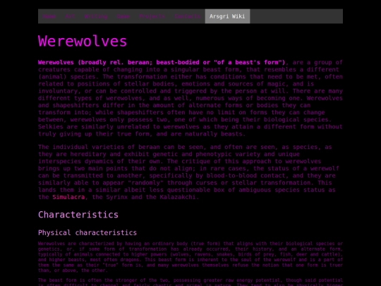 wiki/werewolves screenshot