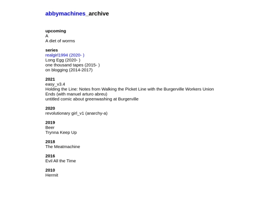 archive screenshot