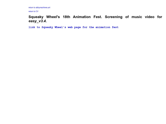 cv/documentation/2021/squeaky-wheels-18th-animation-fest screenshot