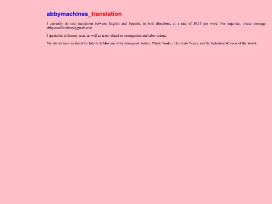 cv/translation screenshot