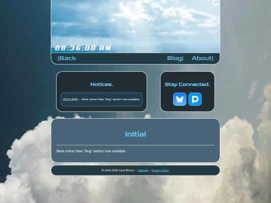 notices/initial screenshot