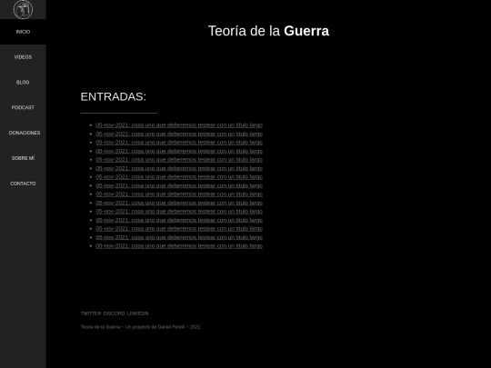 blog screenshot