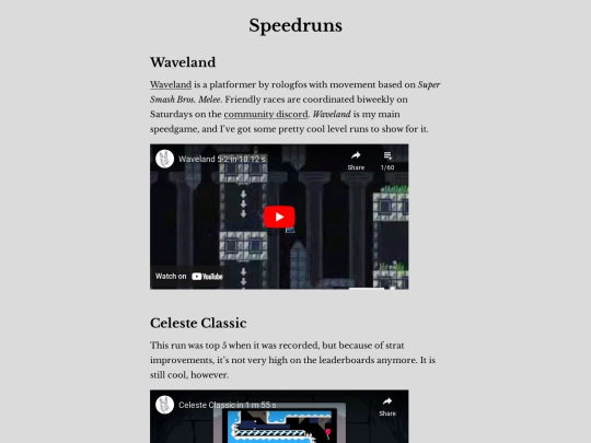 speedruns screenshot