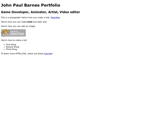 index screenshot