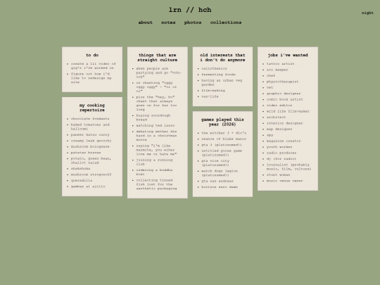 lists screenshot