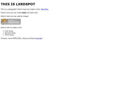 index screenshot