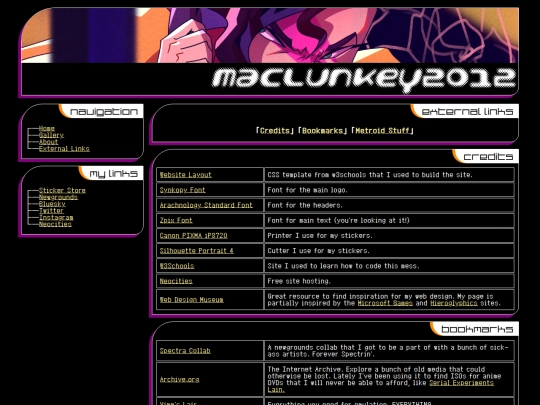 extlinks screenshot
