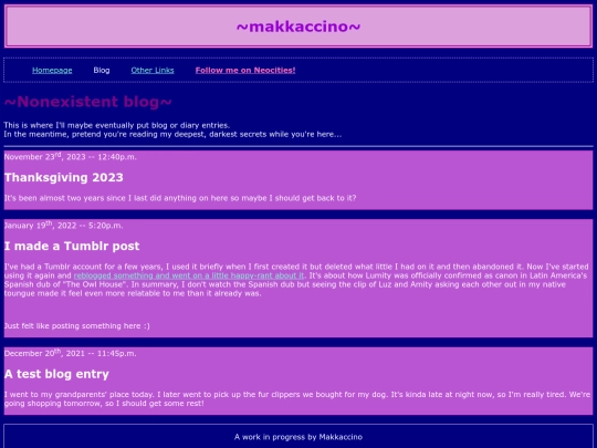 blog screenshot