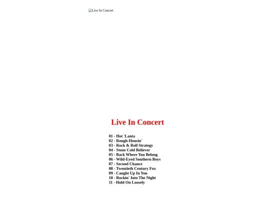 1991-12-16-LiveInConcert screenshot