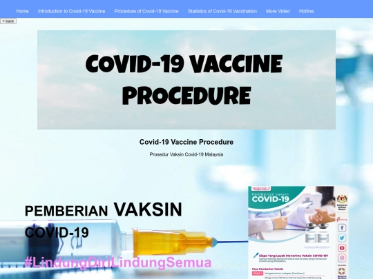procedurevaccine screenshot
