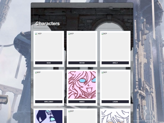 characters/characters screenshot