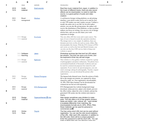 index screenshot