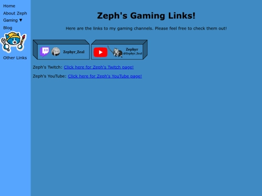 gaming_links screenshot