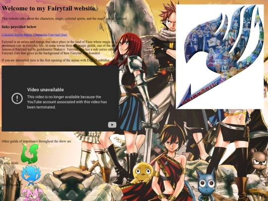 Final Assignment Fall semester/Fairytail screenshot