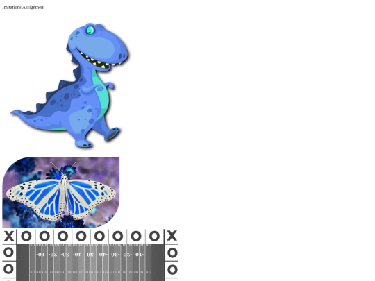 Imitations Assignment/Imitations screenshot