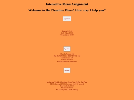 Semester 2 Javascript/InteractiveMenu screenshot