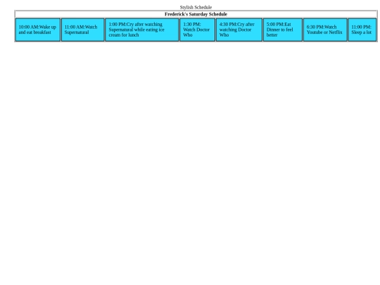StylishSchedule screenshot