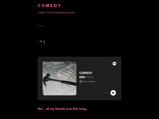 comedy screenshot