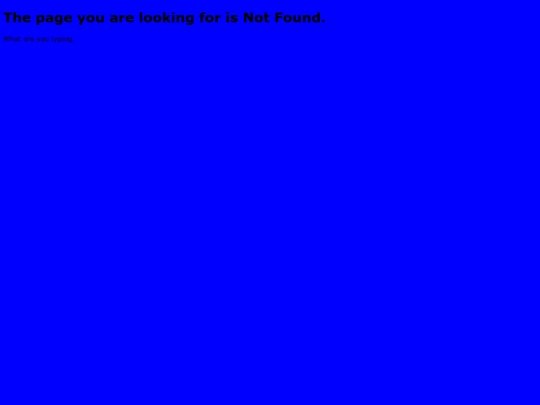 not_found screenshot